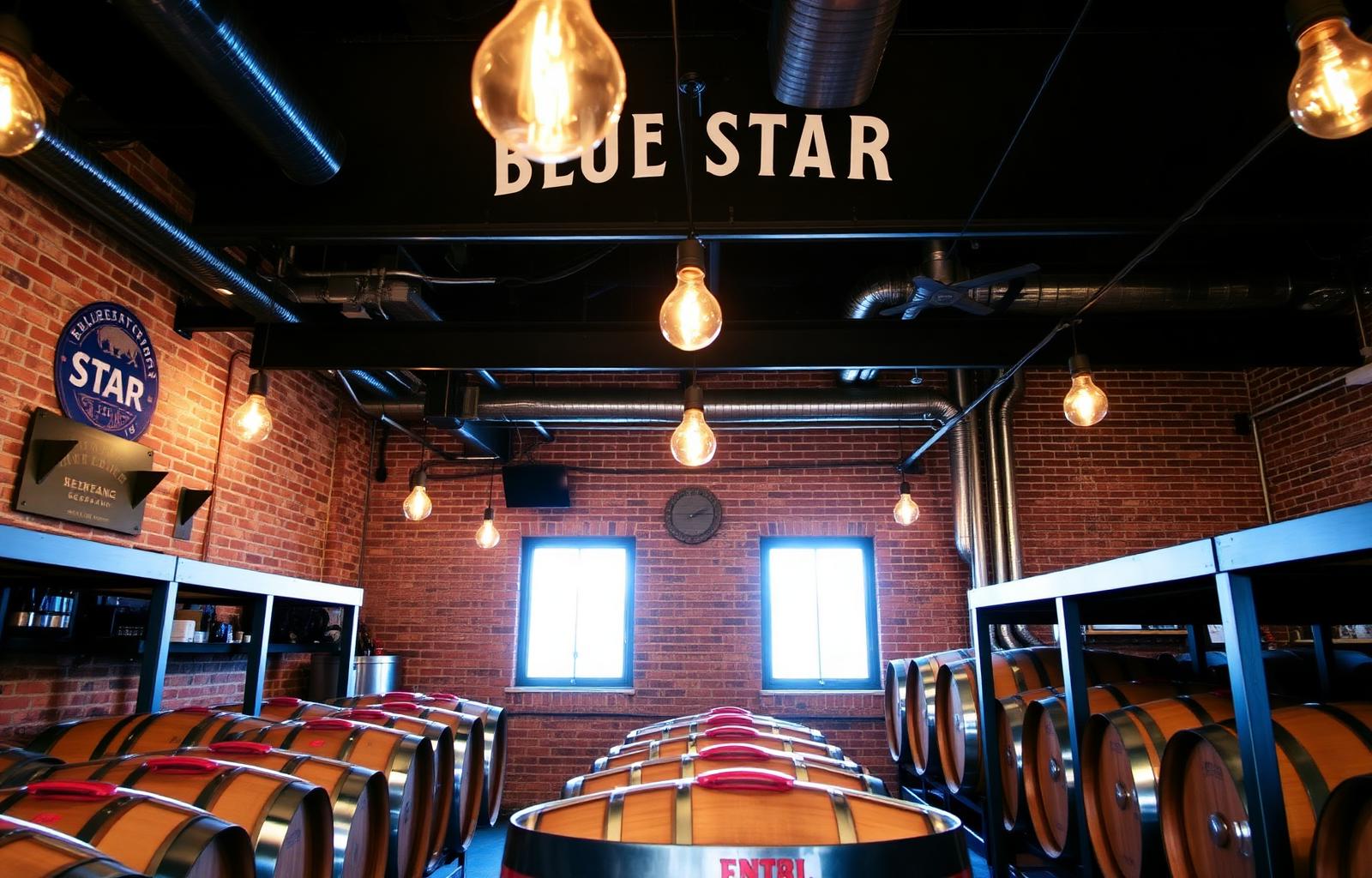 Blue Star Brewing Barrel Room